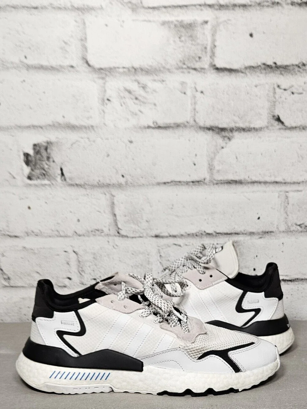 Adidas Star Wars Nite Jogger Stormtrooper Sneakers Mens 10 White Black